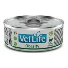 Farmina Vet Life Cat Adult Obesity, veterinarinis maistas katėms 85 g — 2 nuotrauka