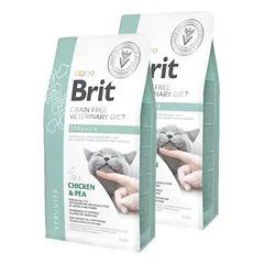 Brit gf veterinarinės dietos katėms Struvite 2x2kg