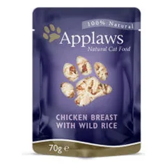 Applaws Cat Pouch in Broth konservai su vištiena ir rudaisiais ryžiais - Pet24