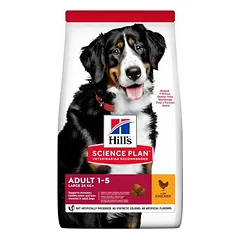 Hills Science Plan Large Breed Adult Dog Food With Chicken suaugusiems didelių veislių šunims su vištiena, 14 kg
