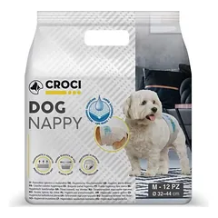 CROCI Dog Nappy sauskelnės šunim M 32-44cm
