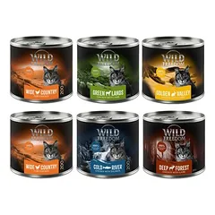 Kombinuotas rinkinys: Wild Freedom Adult 6 x 200 g / 6 x 400 g – begrūdis drėgnas maistas katėms, 400 - 499 g — 4 nuotrauka