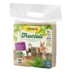 Gimbi Wood Litter graužikams ir nykštukiniams triušiams 15L