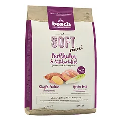 BOSCH Soft Mini su perlinėmis vištomis ir saldžiosiomis bulvėmis 2,5 kg
