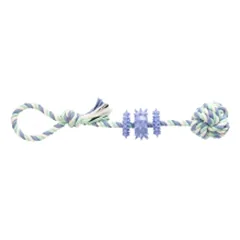 Gimdog Cotton Dent Plus Rope W/Tpr 39cm žaislas šuniui