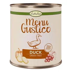 Lukullus Menu Gustico - antiena su morkomis, brusnikomis ir rozmarinu, drėgnas maistas šunims