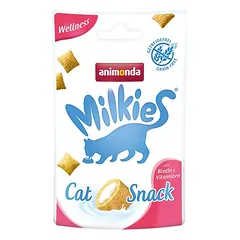 Animonda Milkies traškios pagalvėlės, mišrus rinkinys, skanėstai katėms — 3 nuotrauka