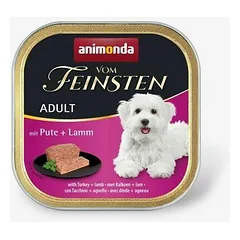 Animonda Vom Feinsten Dog Adult su kalakutiena ir ėriena, drėgnas maistas šunims 150 g