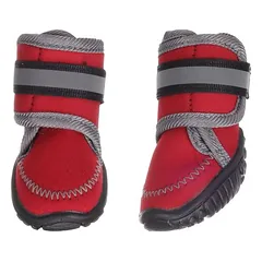 Flamingo Hundeschuhe Kajan rot - 2 Stück