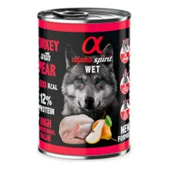 Alpha Spirit Turkey konservai su kalakutiena ir kriaušėmis šunims