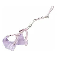 Trixie petnešos su pavadėliu šuniukams, M-L (36-50 cm/10 mm, 2 m), šviesiai alyvinės — 4 nuotrauka
