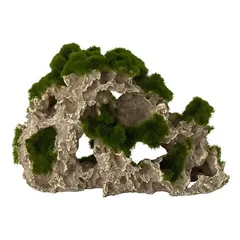 Aqua Della akvariumo dekoracija samanų uola, Matmenys: 26 x 13,5 x 24,5 cm — 3 nuotrauka