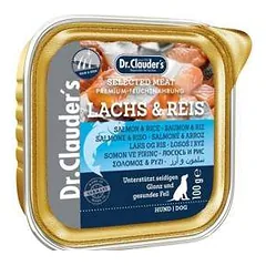 Dr. Clauders Salmon & Rice šlapias maistas šunims, 100 g nuotrauka