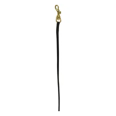 Show Tech nailoninis pavadėlis su auksiniu kabliuku 0.5x84cm - profesionalus šunų pavadėlis su auksiniu segtuku, Biały — 3 nuotrauka