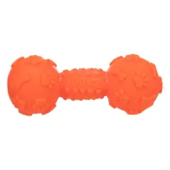 Trixie Dumbbell With Sound vinilo žaislas šunims su švilpuku, 15 cm