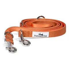 Freudentier pavadėlis šunims 2 m - paminkštintas ir reguliuojamas - Sunset Orange