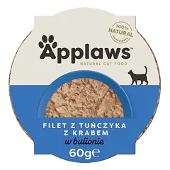 APPLAWS Katėms tunas su krabais  60g