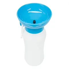 Trixie kelioninis butelis su gertuve augintiniams, įv. spalvų, 0.55 L — 3 nuotrauka