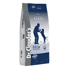 DR. CLAUDER’S SPORT sausas maistas suaugusiems sportuojantiems šunims 15kg