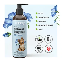 Comfy šampūnas nature long hair, šunims, 250ml — 3 nuotrauka