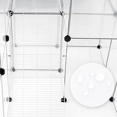 Lionto plastikinis aptvaras laisvam judėjimui, 2 aukštų, L 147 x B 75 x H 92 cm — 3 nuotrauka