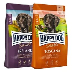 Happy Dog Supreme sausas maistas šunims, ekonominė pakuotė: 2 x didelė pakuotė, mišrus rinkinys — 5 nuotrauka