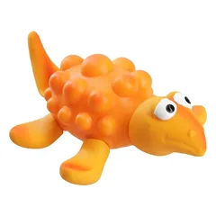 Šuns žaislas, dinozauras, vinilas, oranžinis, 21 cm