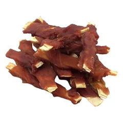 REAL DOG SNACKS menkės juostelės, apsuktos antiena, 500 g — 2 nuotrauka