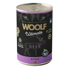 WOOLF Ultimate Adult Dog Deer and Blueberries 400g drėgna maistas šunims su elniena ir mėlynėmis