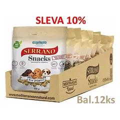Serrano Užkandis Šuniukai 100g (12 vnt.)