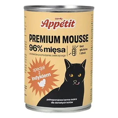 COMFY APPETIT PREMIUM putėsiai su kalakutiena katėms 400 g