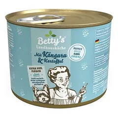 Betty's Landhausküche Dog konservai 6 x 200 g, drėgnas maistas šunims, Pferd und Kartoffel — 3 nuotrauka