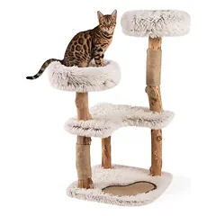 Giantex Kleiner Katzenbaum Mit Liegen Und Kratzpfosten