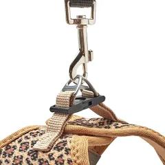 Happet minkštos, leopardinės petnešos šunims ir katėms, XL — 4 nuotrauka