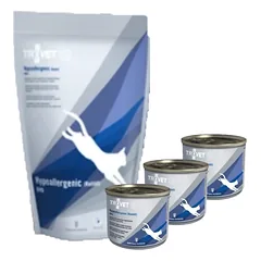 TROVET RRD Hypoallergenic - Triušis (katėms) 2,5kg + Hypoallergenic (Rabbit) 3x200g 