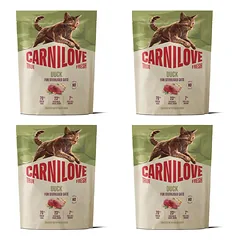 CARNILOVE True Fresh Cat Duck Sterilised 4x400 g antis, skirtas sterilizuotiems katėms