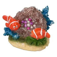 Aqua Della Aquariumdekoration Clownfisch mit Muschel