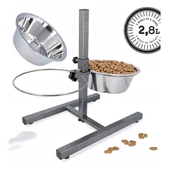 Barry King metaliniai dubenys ant reguliuojamo stovo 2x2,8 l