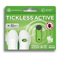 Tickless Active ultragarsinis blusų repelentas žmonėms, žalias