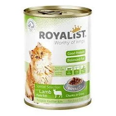 Royalist Food Wet Chunk Lamb šlapias maistas katėms, 400 g