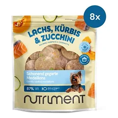 Nutriment Medaillons su lašiša, moliūgu ir cikorija – švelniai išvirtas