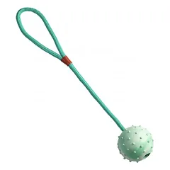 Gimdog Rubber Ball With Rope žaislas šuniui