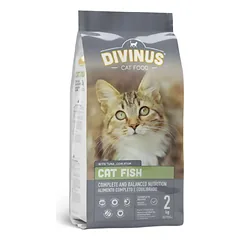 DIVINUS Fish z Rybą 2kg sausas pašaras suaugusioms katėms