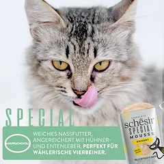 Schesir Special Exigent drėgnas maistas katėms 12 x 70 g, < 79 g — 5 nuotrauka