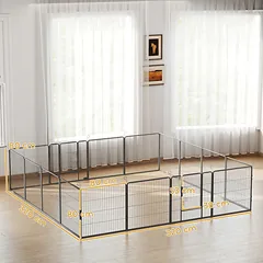 Šunų aptvaras 320 × 320 × 80 cm — 3 nuotrauka