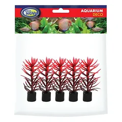 AQUA NOVA plastikinis augalas 8cm 5vnt