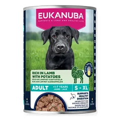 Eukanuba Life Care konservai šunims su ėriena ir bulvėmis, 400 g