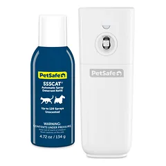PetSafe SSSCAT automatinis purškiklis gyvūnų atbaidymui - šunų ir kačių atbaidymo priemonė su judesio jutikliu, bekvapis