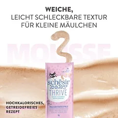 Schesir Baby Thrive drėgnas maistas katėms 20 x 8 g, 100 - 199 g — 5 nuotrauka