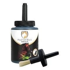 Excellent Horse Hoof Oil Black (mit Bürste)